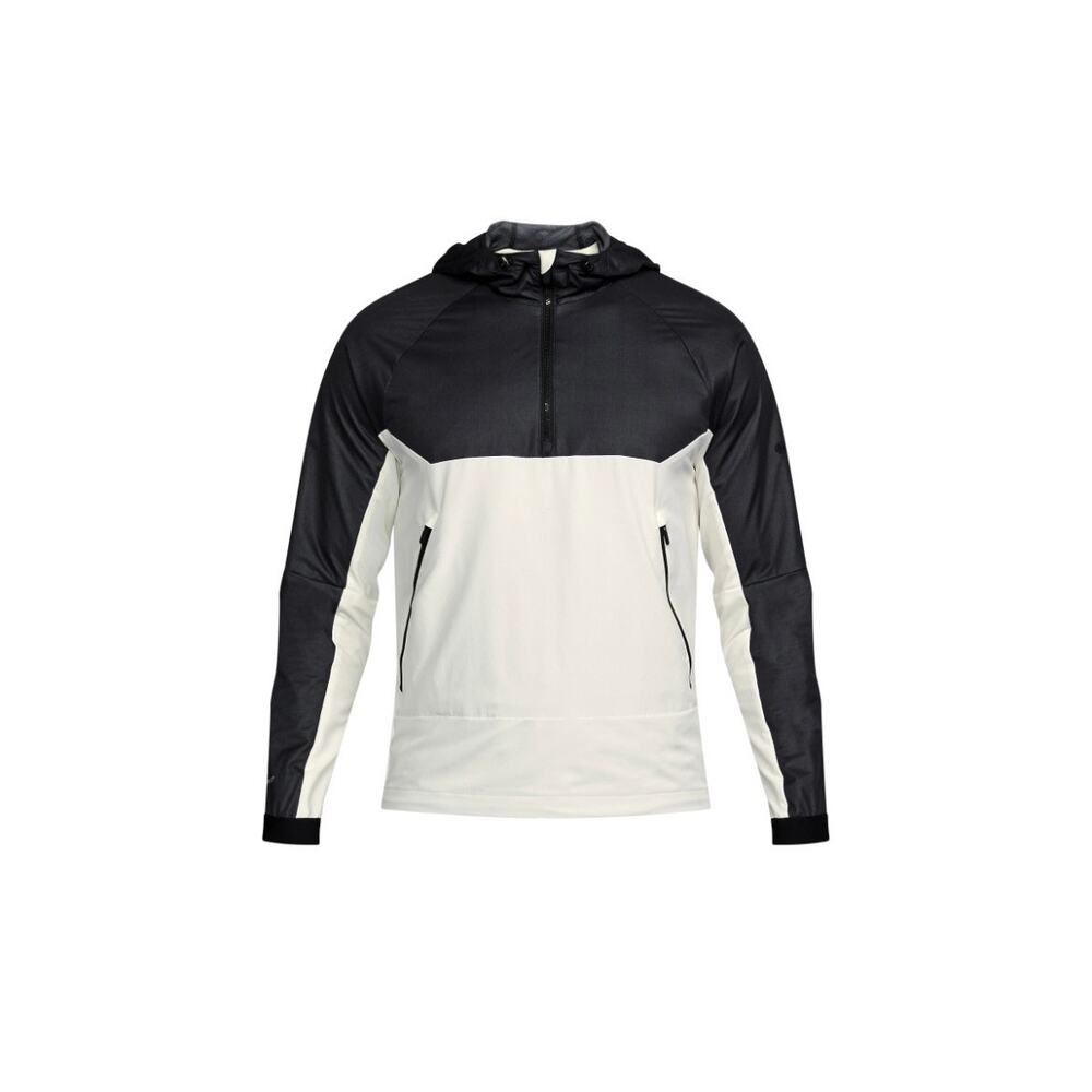 Under‎ Armour 1/2 Zip Pullover Unstoppable Gore Hooded Windstopper Jacket Medium